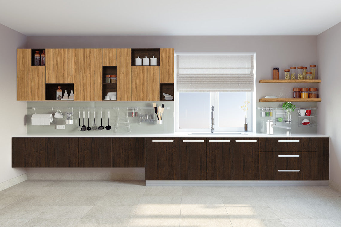 Synchro Walnut Brown Wood Texture Laminate - Heritage Surfaces