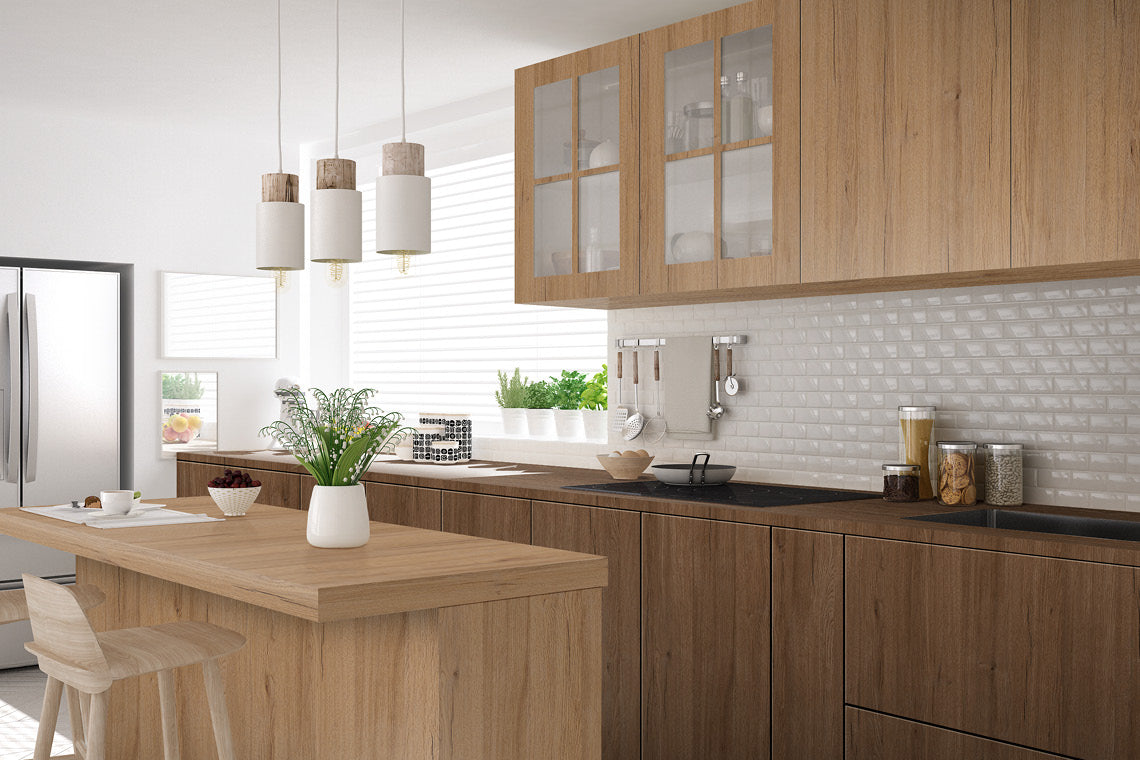 Burr Oak Brown Wood Texture Laminate - Heritage Surfaces