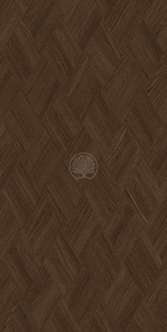 Dusk Decussate Brown Wood Texture Laminate - Heritage Surfaces