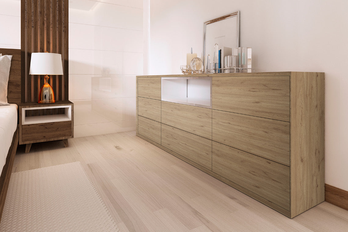 Alba Oak Beige Wood Texture Laminate - Heritage Surfaces
