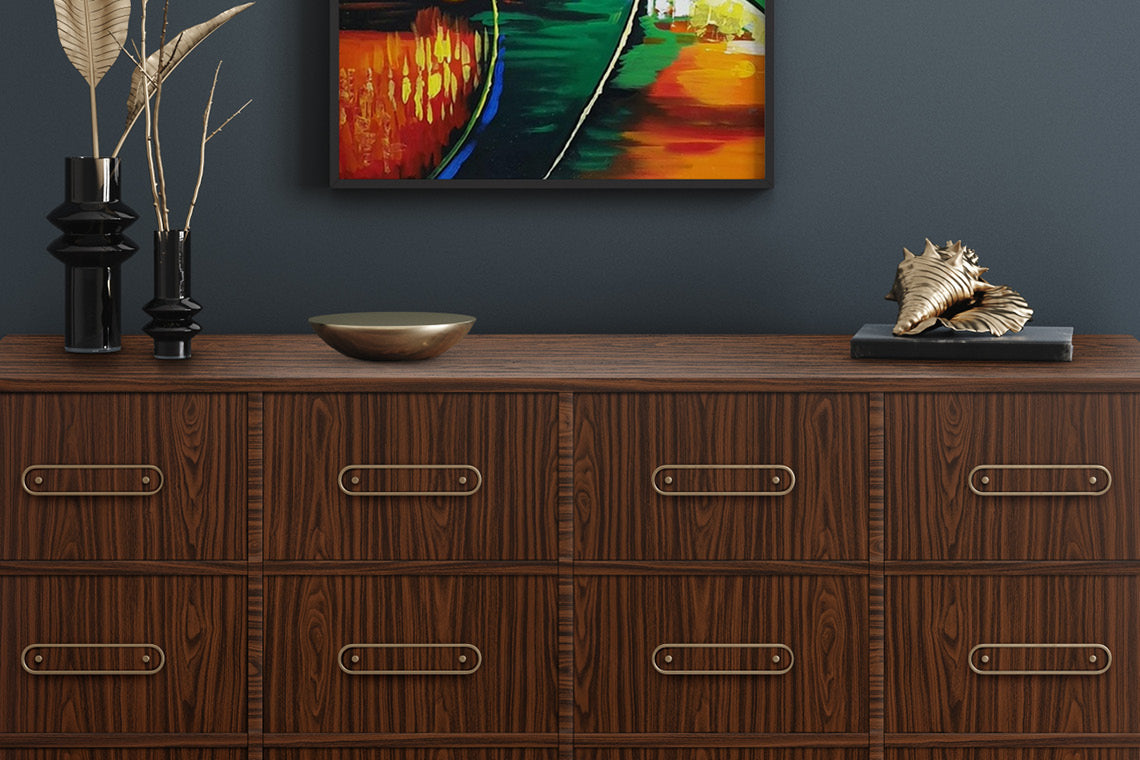 American Walnut Brown Wood Suede Laminate - Heritage Surfaces