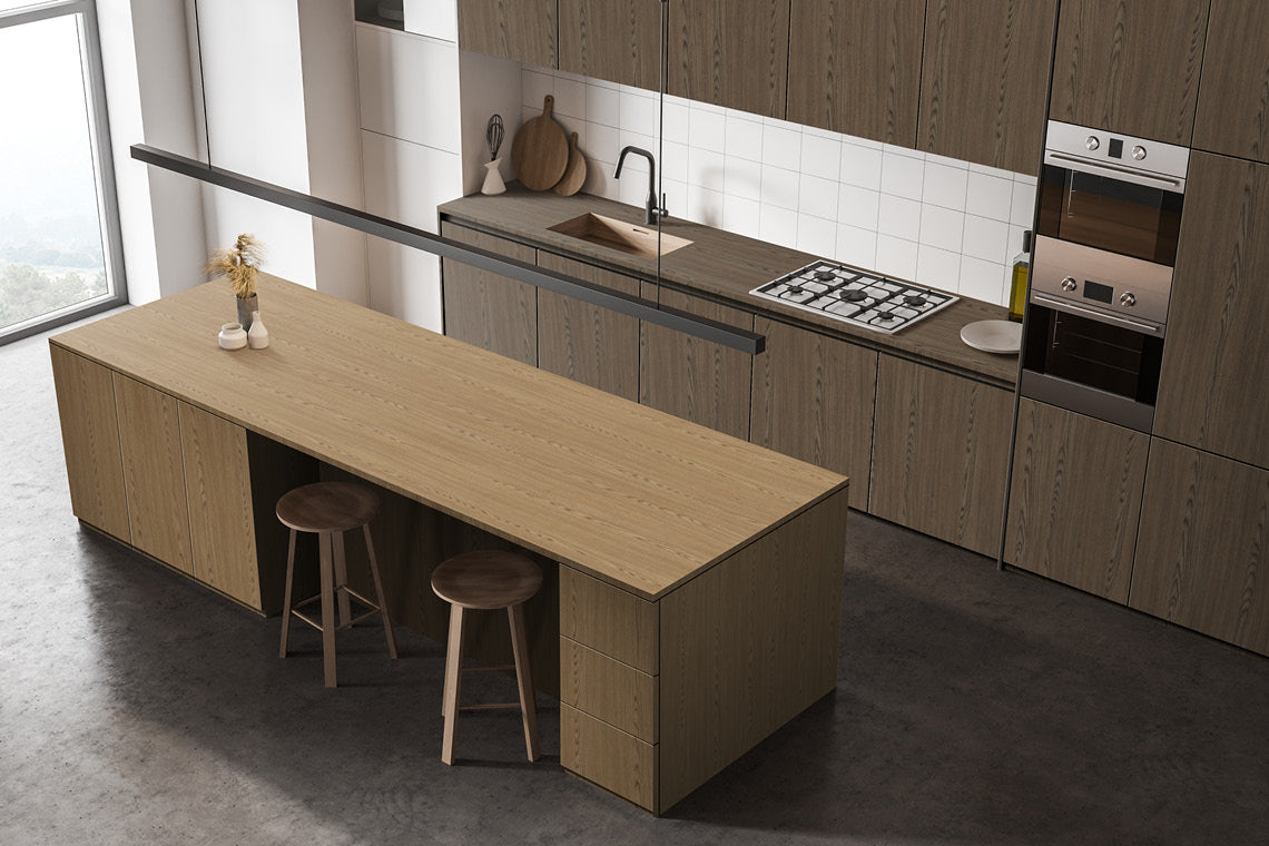 Slash Pine Brown Wood Texture Laminate - Heritage Surfaces
