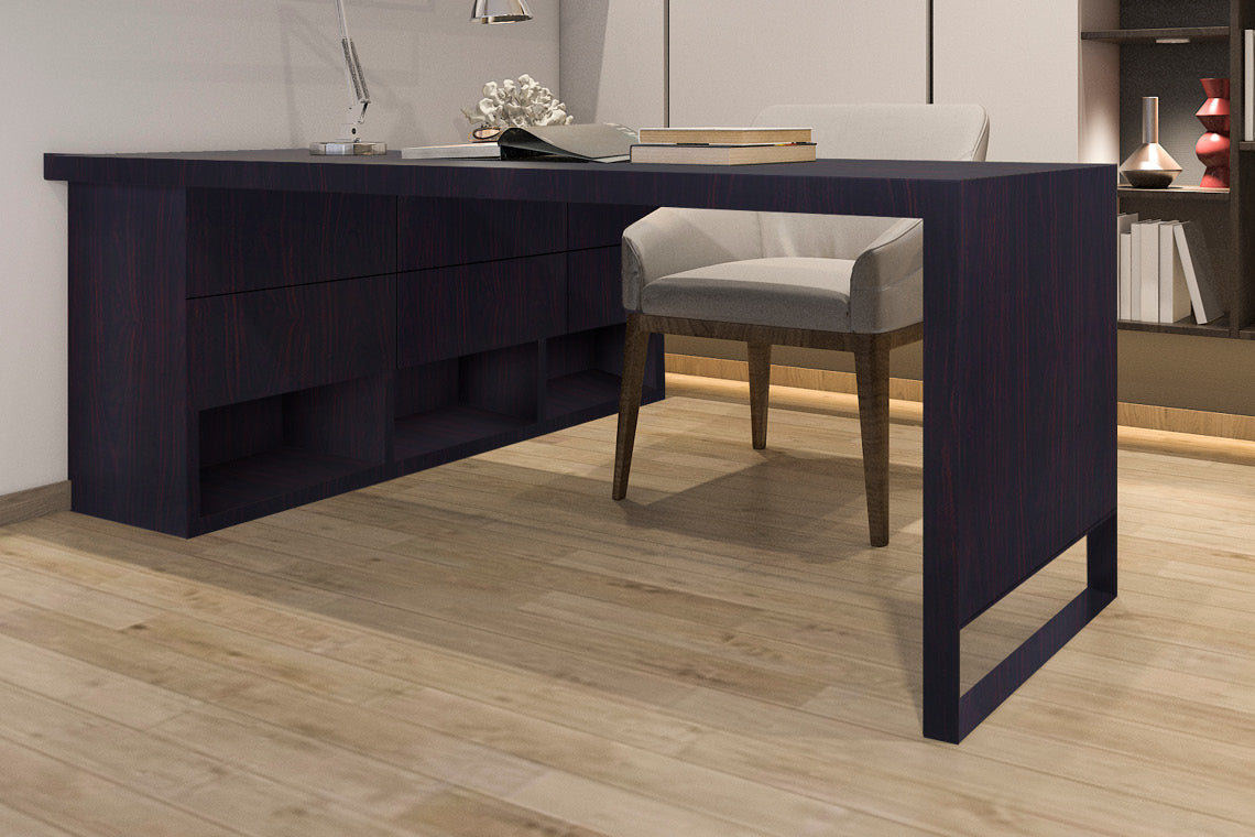 Buoyant Teak Black Wood Texture Laminate - Heritage Surfaces