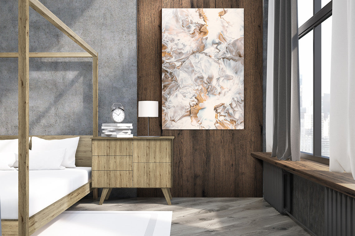 Santiago Smoke Oak Beige Wood Texture Laminate - Heritage Surfaces