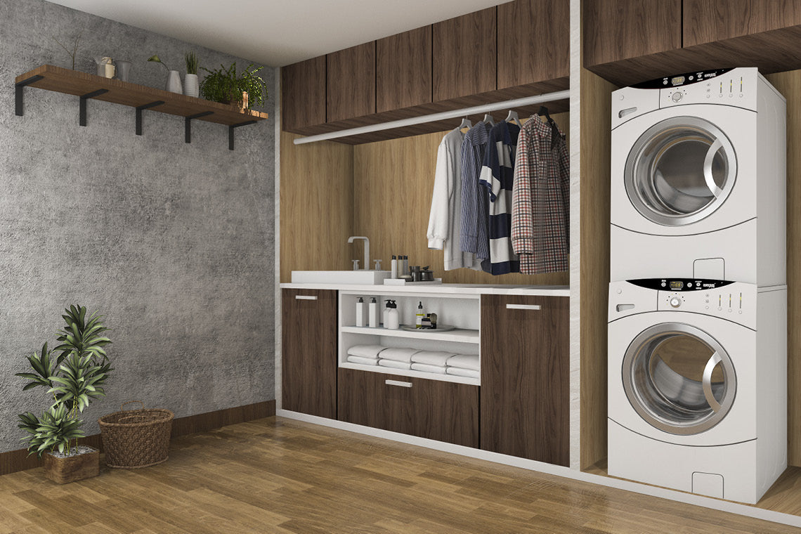 Brandon Elm Brown Wood Suede Laminate - Heritage Surfaces