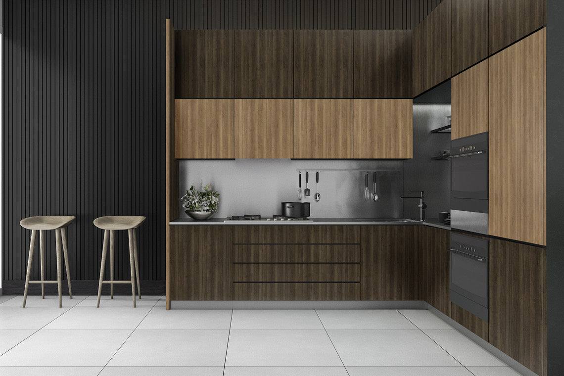Gallantry Dim Oak Brown Wood Texture Laminate - Heritage Surfaces