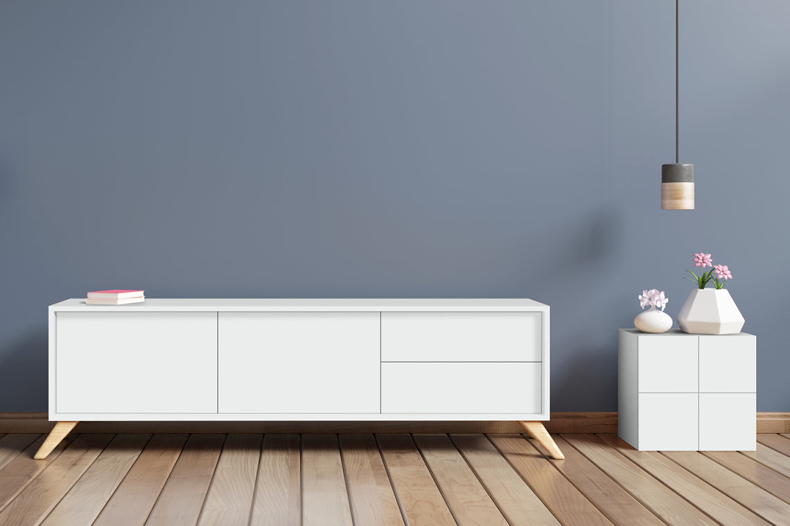 Steel Foil White Metallic Matte Laminate - Heritage Surfaces