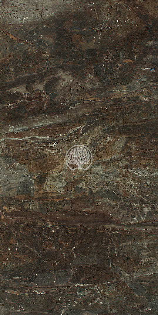 Euclid Grey Brown Marble & Stone Gloss Laminate - Heritage Surfaces