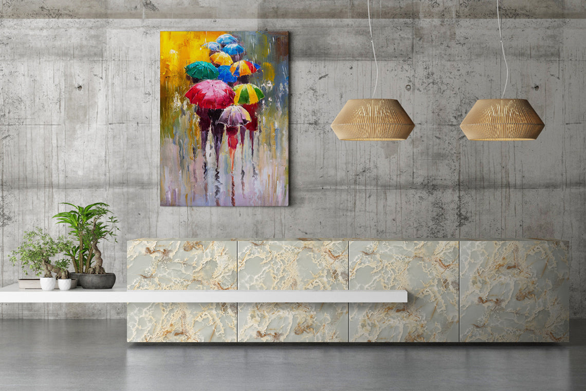 Onyx Bianca Grey Marble & Stone Gloss Laminate - Heritage Surfaces