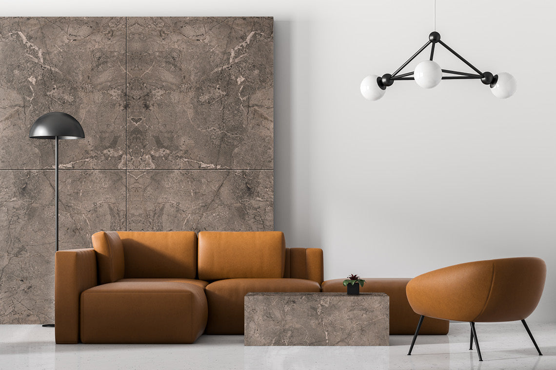 Rosata Marmo Grey Marble & Stone Gloss Laminate - Heritage Surfaces