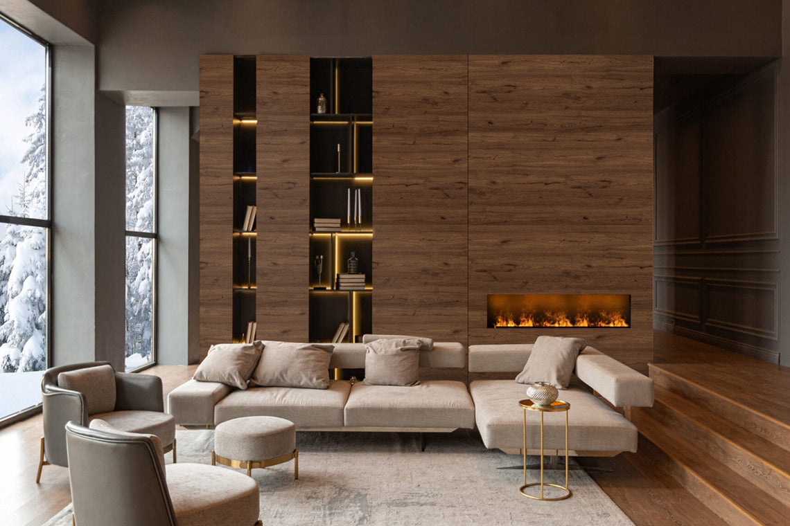 Chestnut Oak Brown Wood Texture Laminate - Heritage Surfaces
