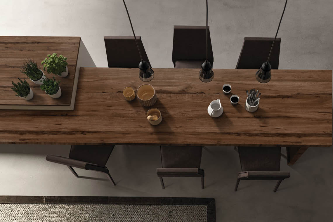 Heartwood Pine 2 Brown Wood Texture Laminate - Heritage Surfaces