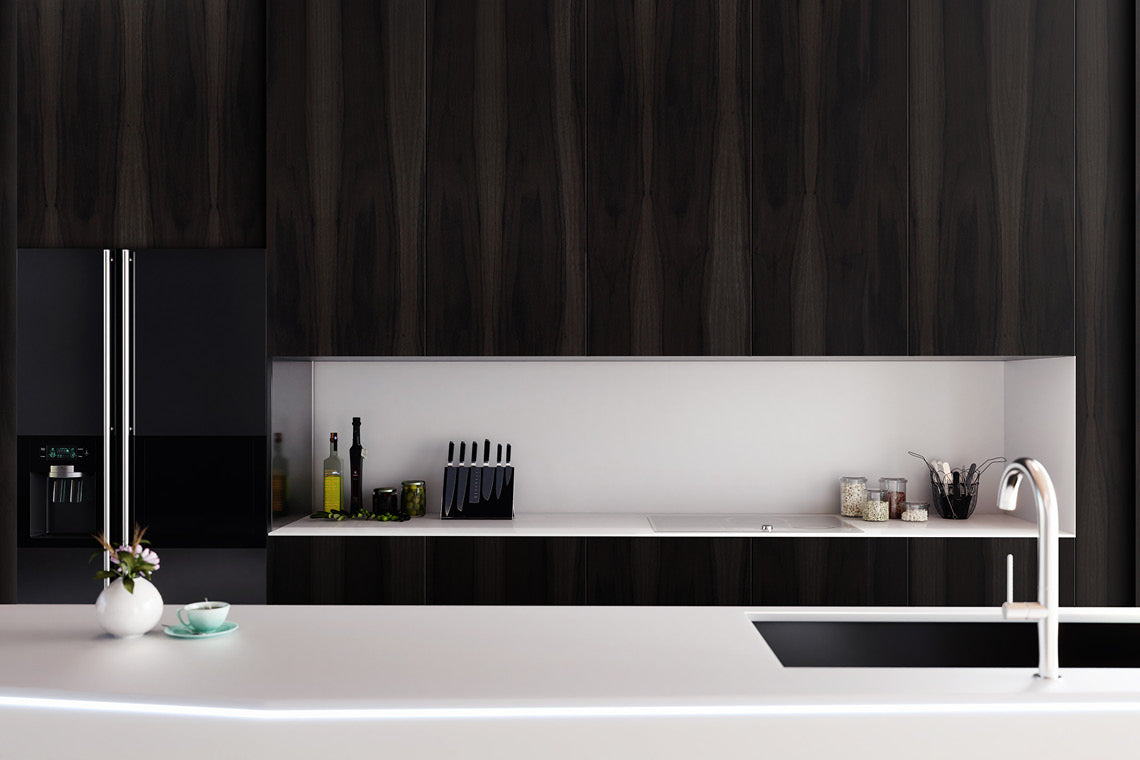 Arizona Walnut Black Wood Texture Laminate - Heritage Surfaces