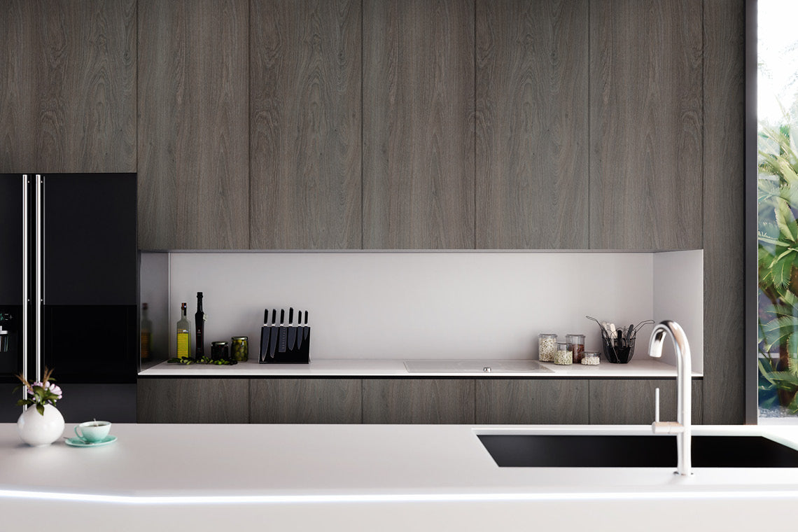 Robur Oak Grey Wood Texture Laminate - Heritage Surfaces