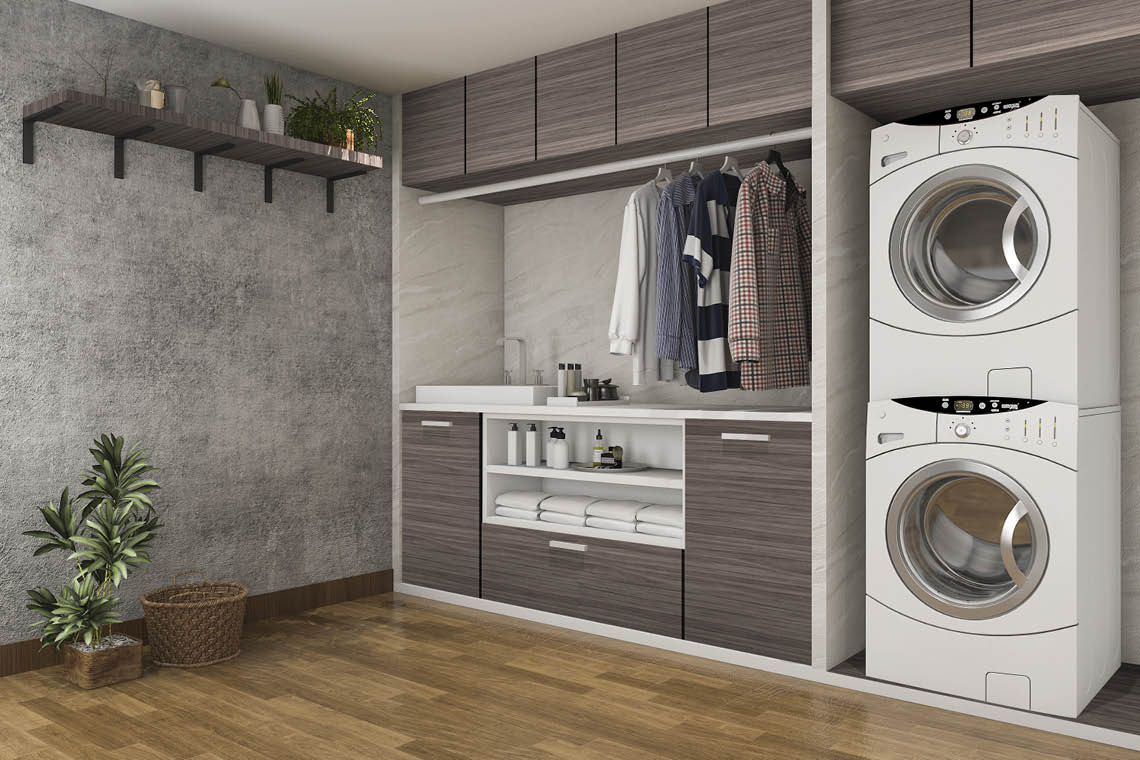 Griseo Elm 2 Grey Wood Texture Laminate - Heritage Surfaces