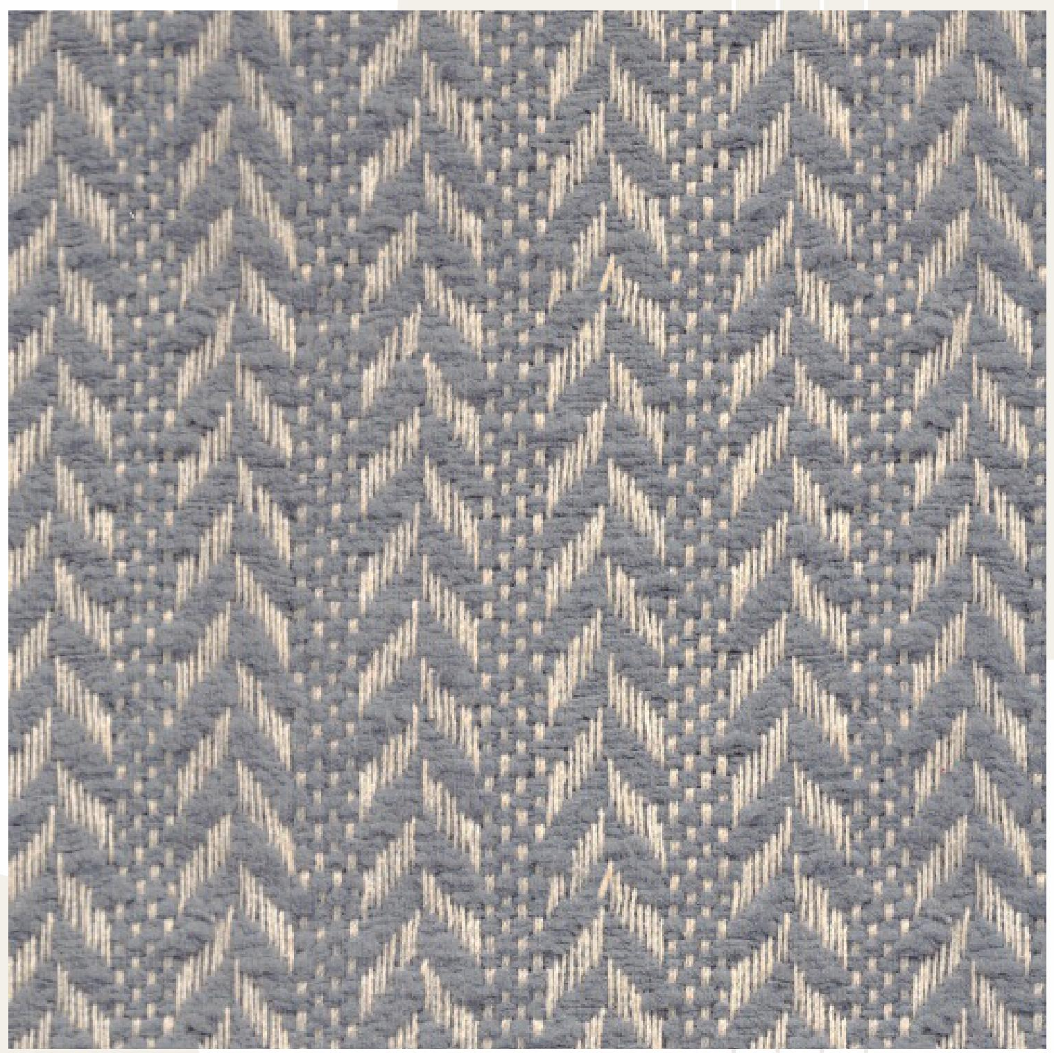 Grey laminate with textured fabric appearance and subtle herringbone pattern.