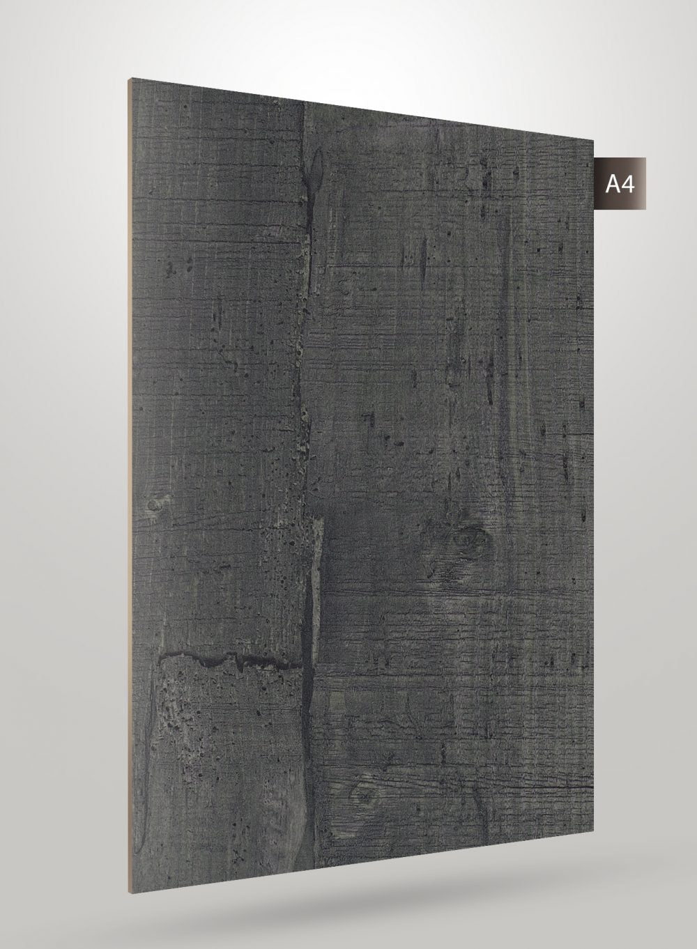 Multi-coloured wood grain decorative laminate with matte finish and textured surface showing wood pattern and natural