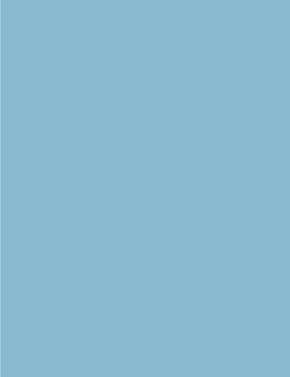 Blue plain color laminate with textured finish, uniform surface, no pattern or grain visible in the solid blue sheet.