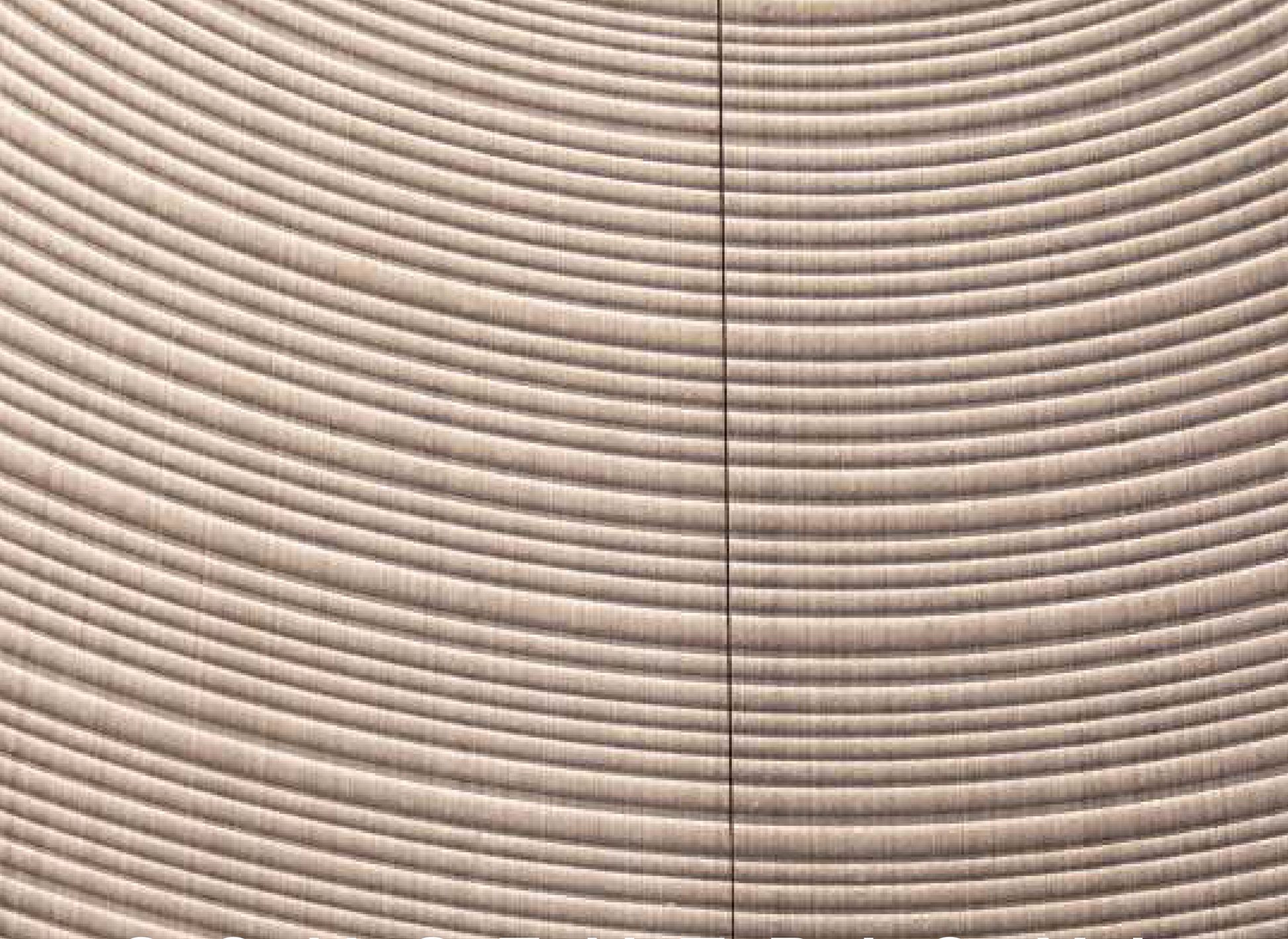 Concentric XL hybrid veneer panel — natural real-wood veneer with a 3D abstract embossed texture.