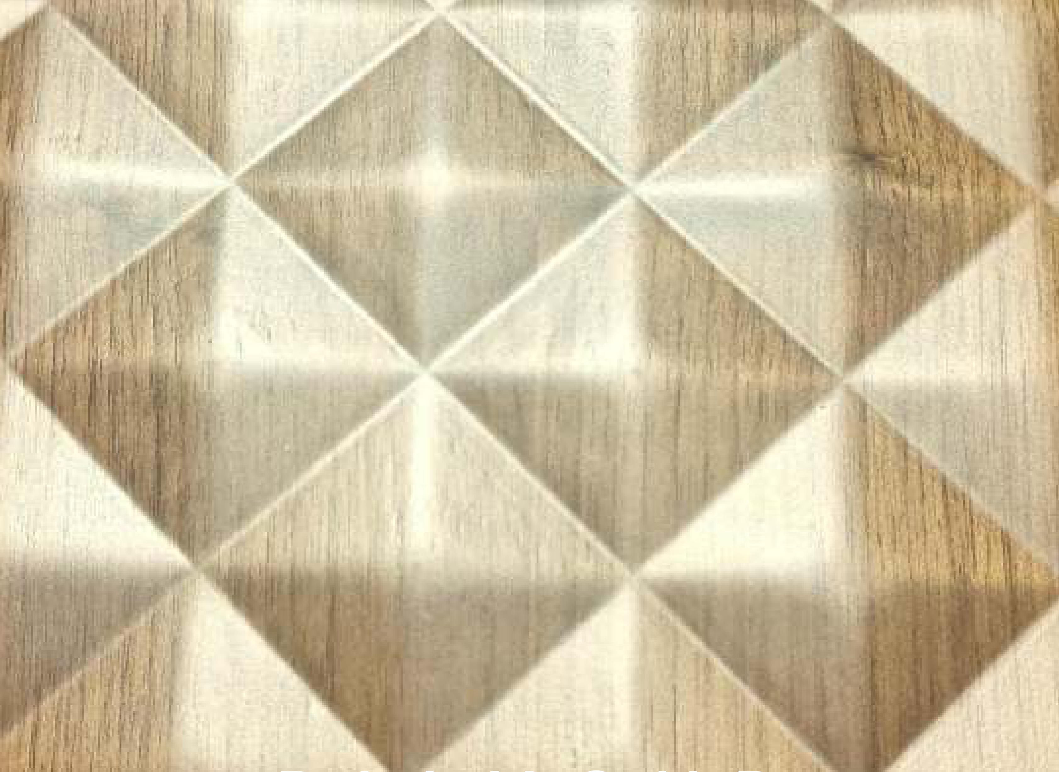 Diamond hybrid veneer panel — natural real-wood veneer with a 3D geometric design embossed texture.
