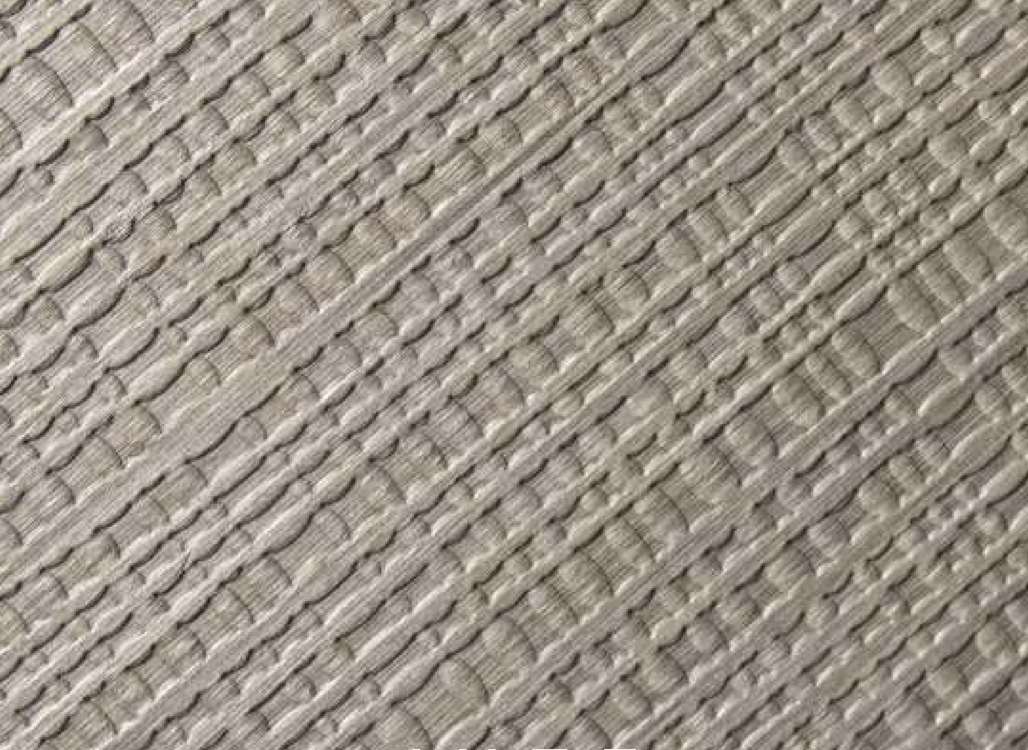 Jute hybrid veneer panel — natural real-wood veneer with a 3D fabric embossed texture.