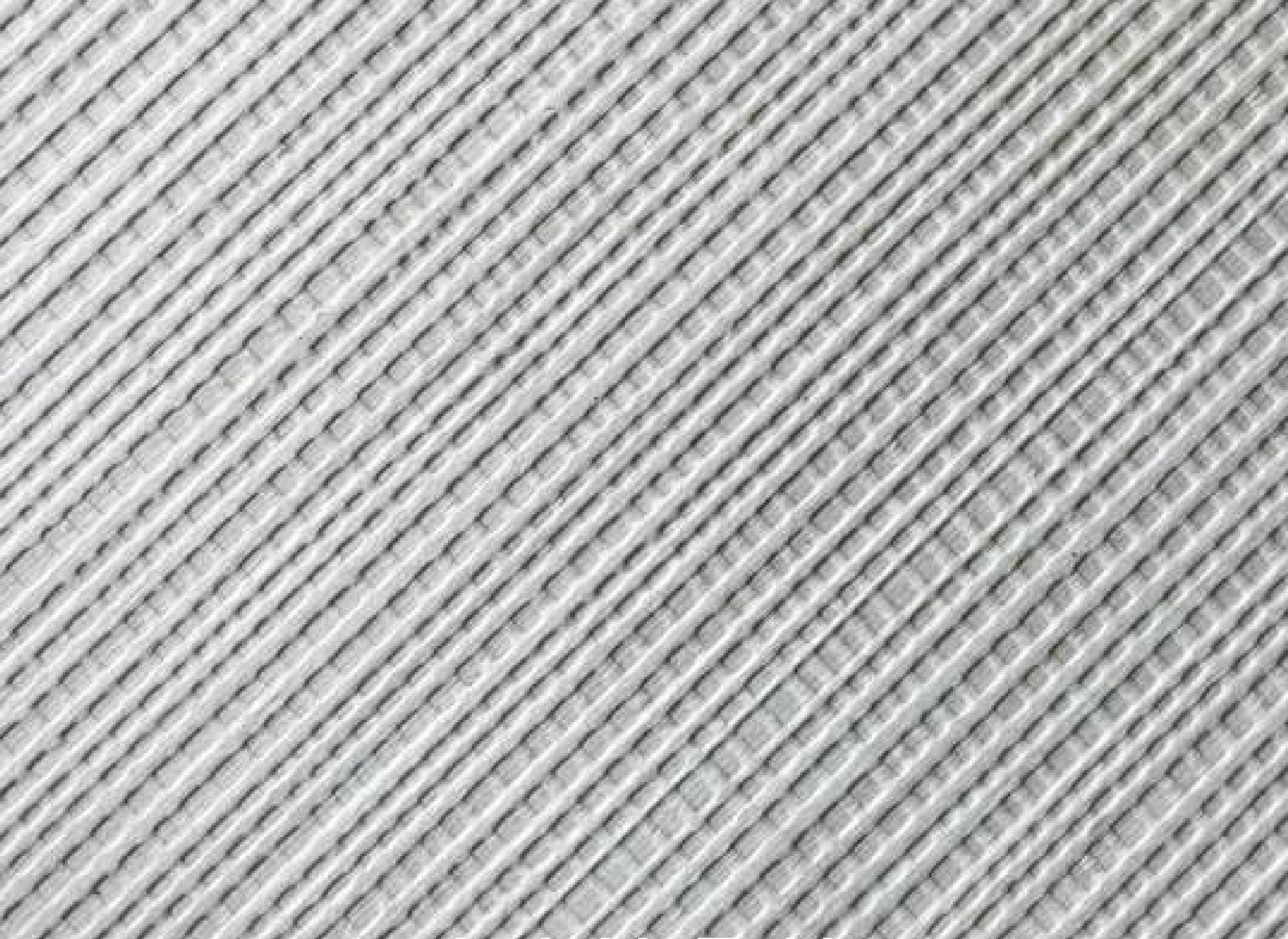 Linen hybrid veneer panel — grey real-wood veneer with a 3D fabric embossed texture.