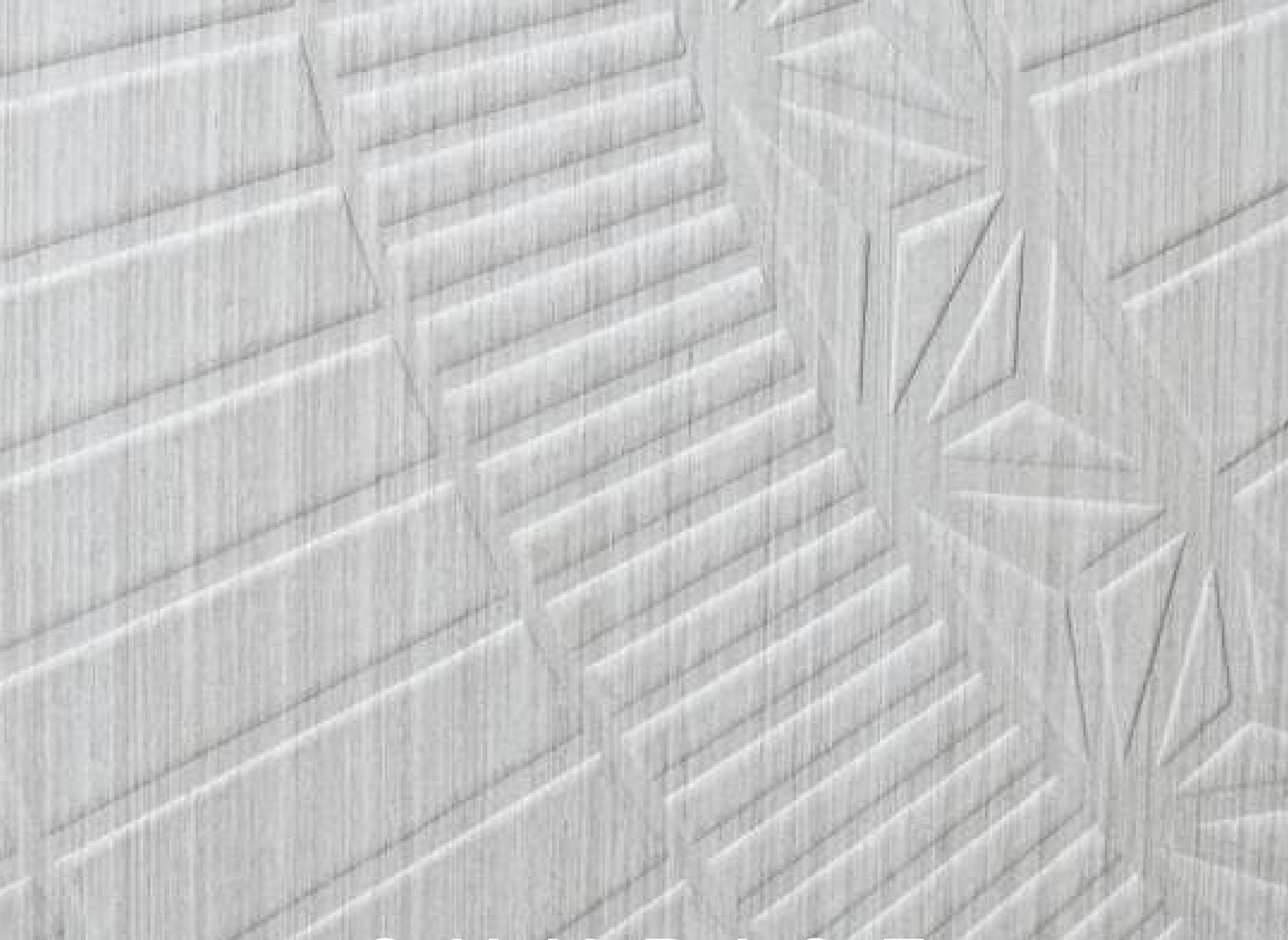 Sunrise hybrid veneer panel — grey real-wood veneer with a 3D abstract embossed texture.