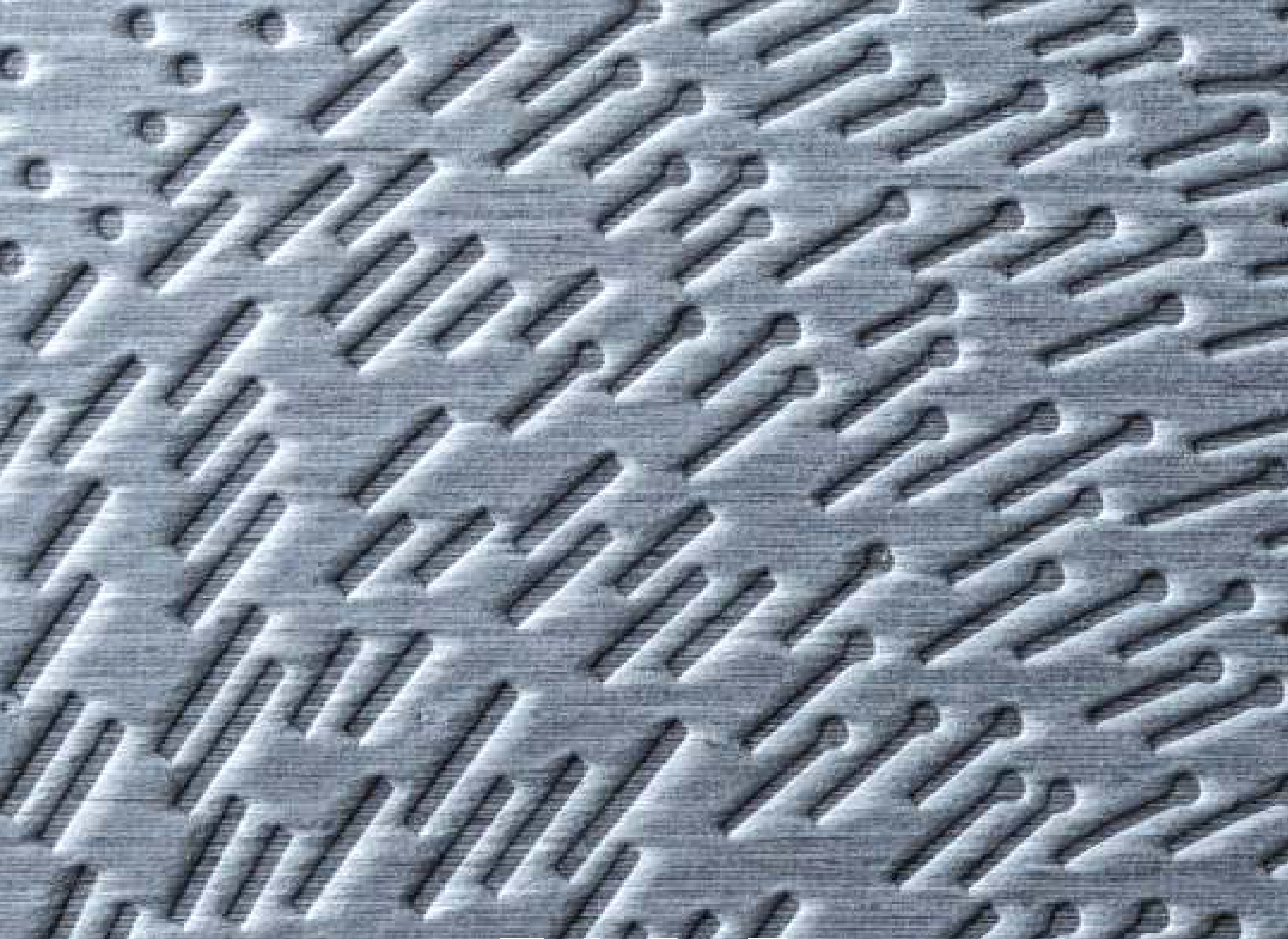 Tide hybrid veneer panel — grey real-wood veneer with a 3D abstract embossed texture.