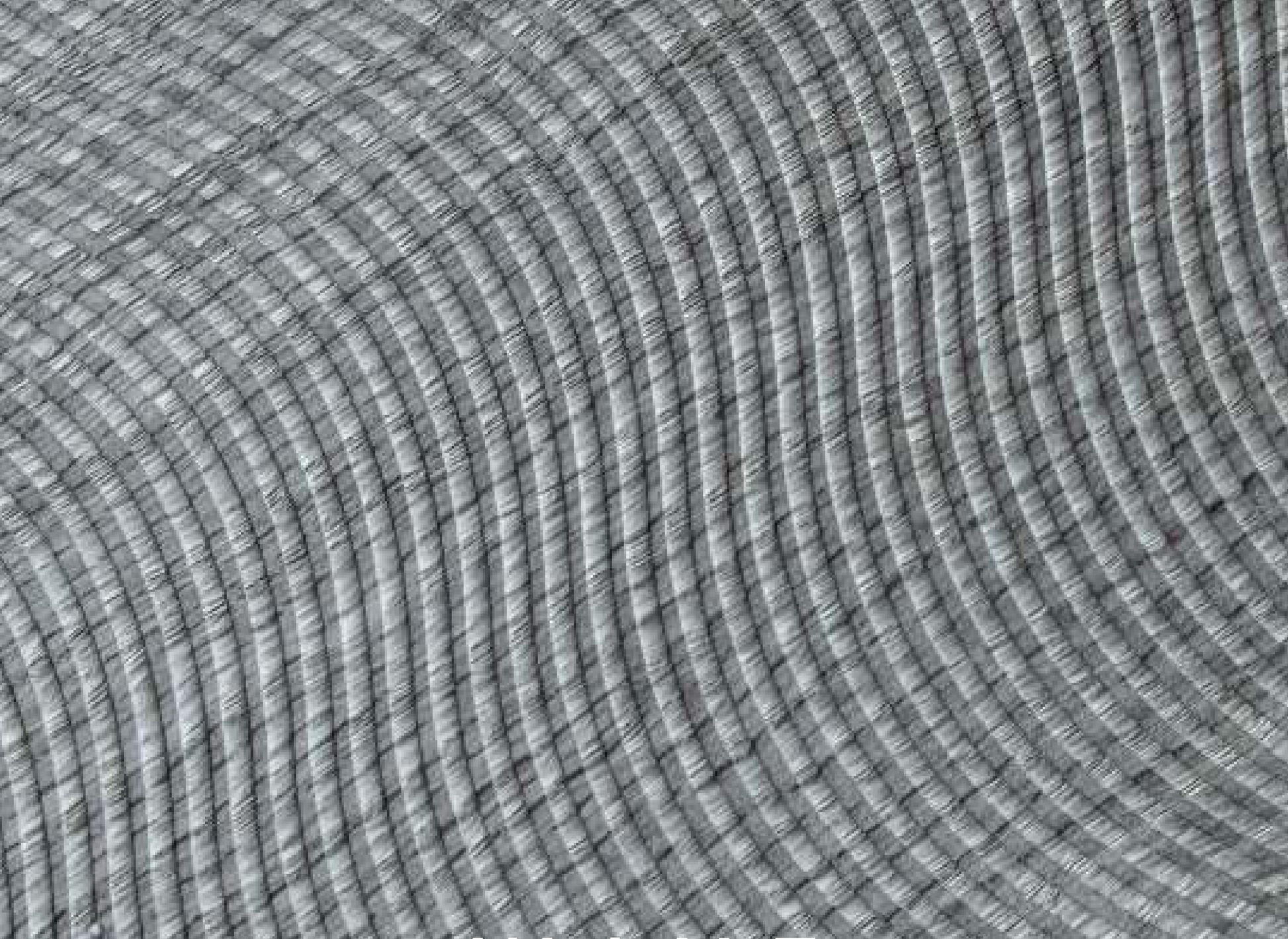 Wave hybrid veneer panel — grey real-wood veneer with a 3D abstract embossed texture.