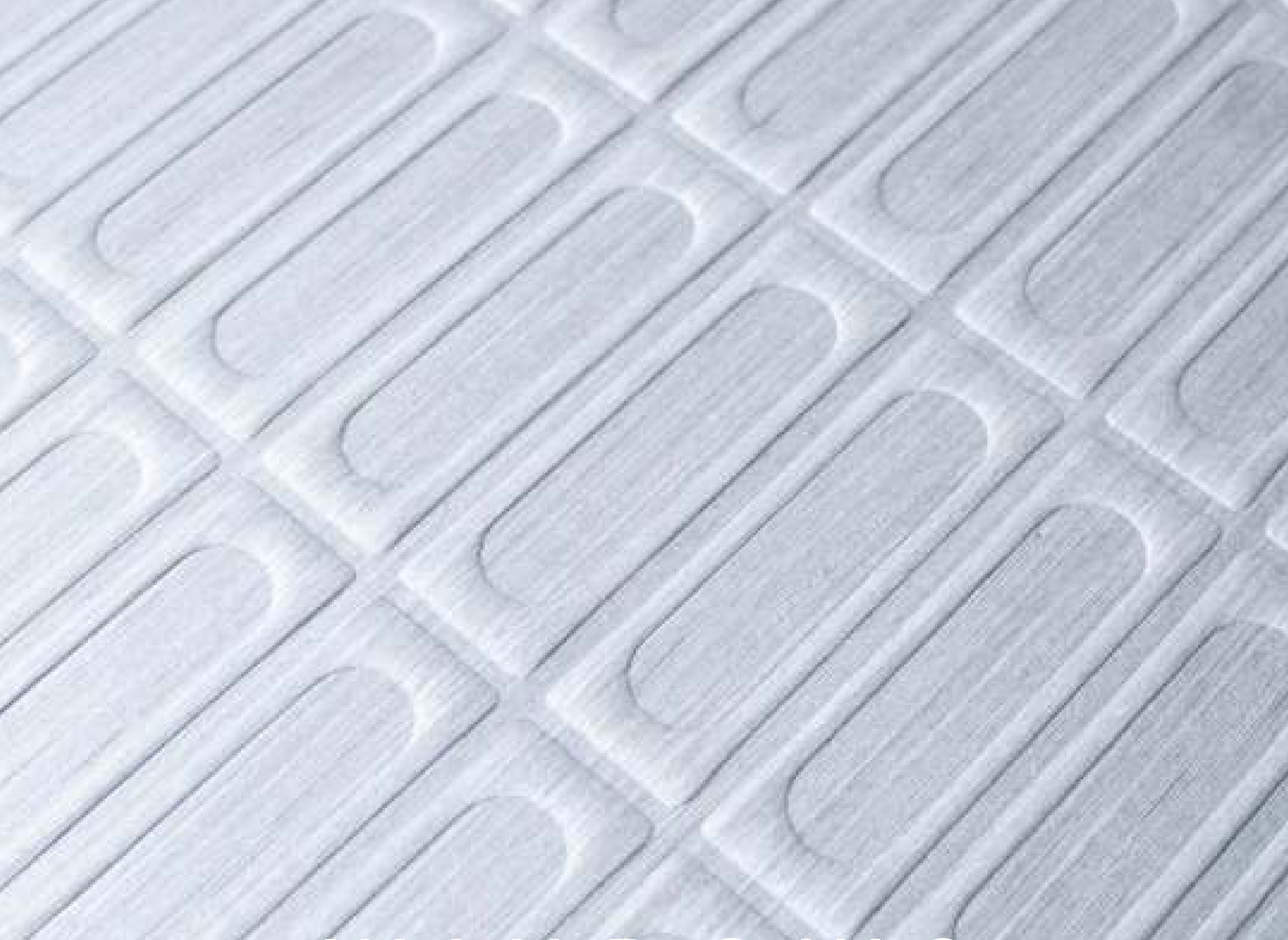 Windows hybrid veneer panel — grey real-wood veneer with a 3D geometric design embossed texture.