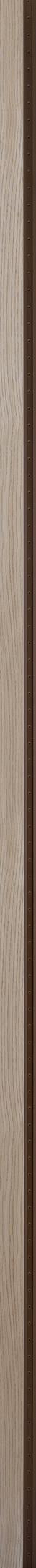 Beige wood grain louver panel with textured finish and vertical slats, showcasing wood pattern and grain details.