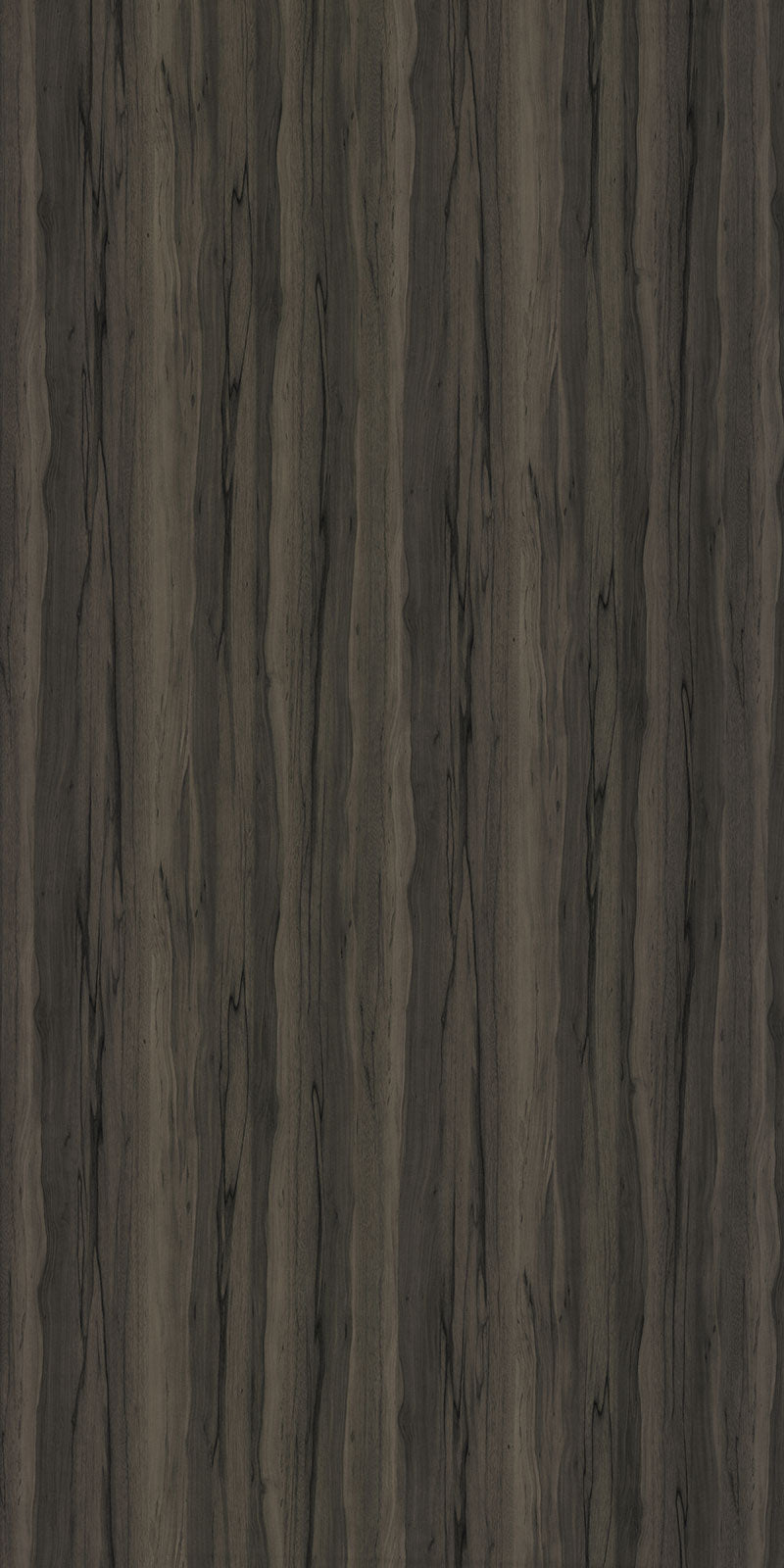 Grey wood laminate with textured finish and wood grain pattern