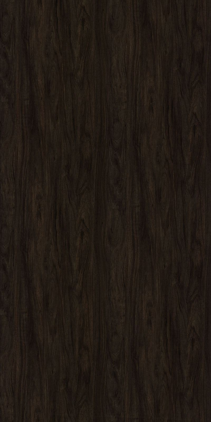 Dark brown wood laminate with textured finish and wood grain pattern