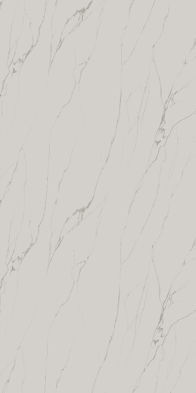 Grey marble laminate with textured finish and diagonal veining pattern, showing subtle grey lines and shading variations.