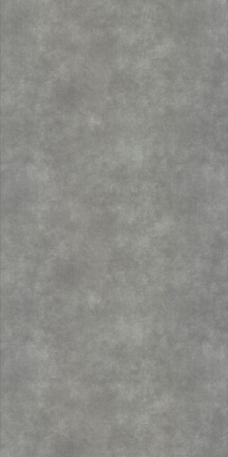 Grey plain laminate with textured finish and subtle pattern, showing a uniform surface and slight sheen.