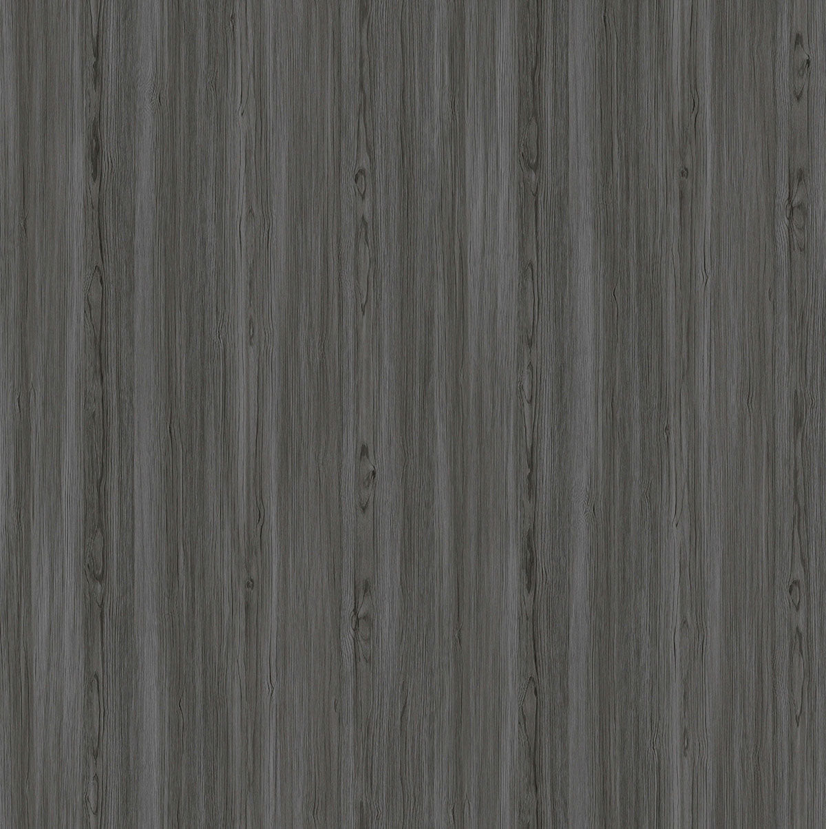 Grey wood laminate with textured finish and wood grain pattern.