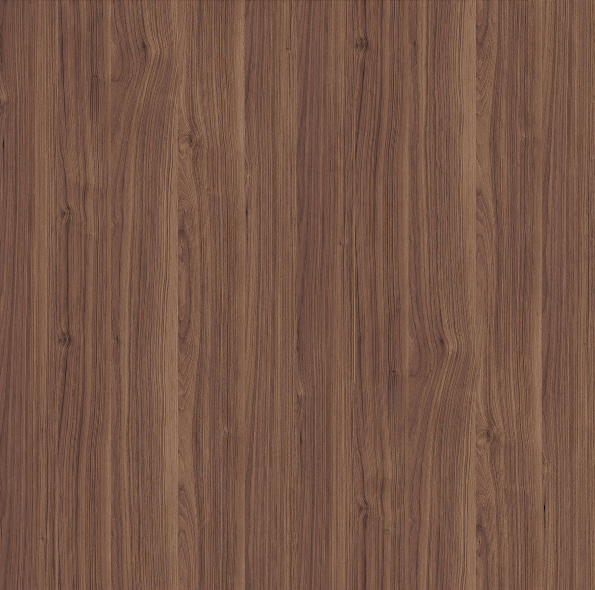 Brown wood laminate with textured finish and wood grain pattern, showing vertical lines and natural wood appearance.