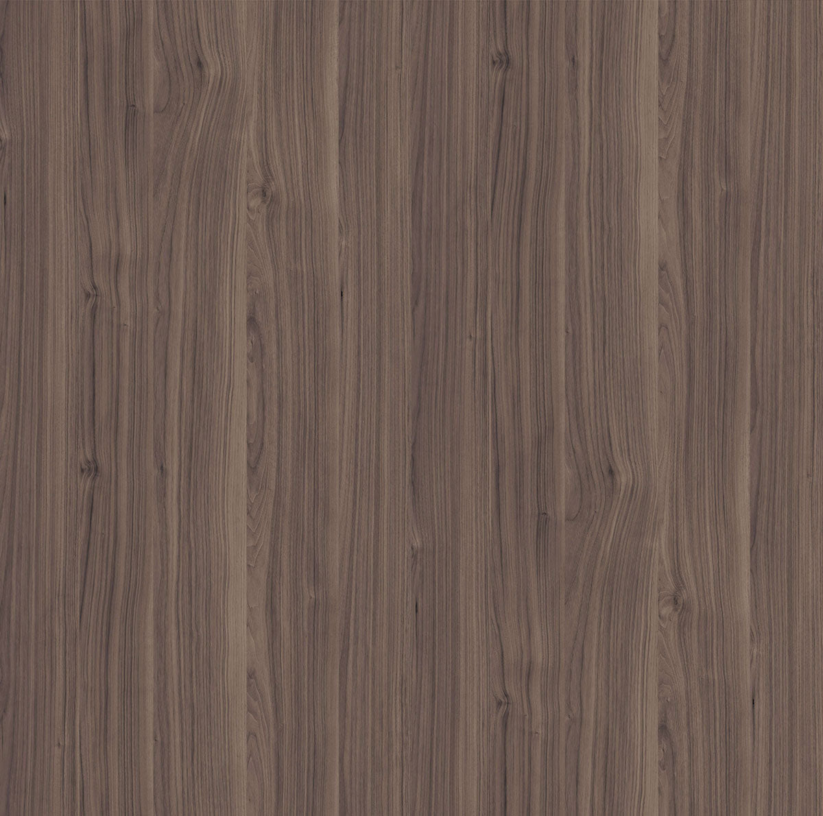 Brown wood grain laminate with textured finish and vertical wood pattern.