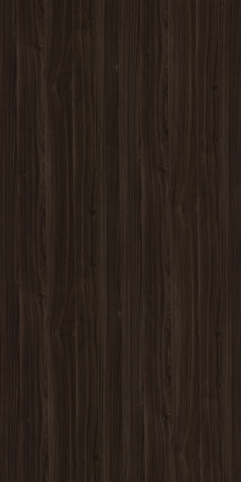 Dark brown wood laminate with textured finish and wood grain pattern