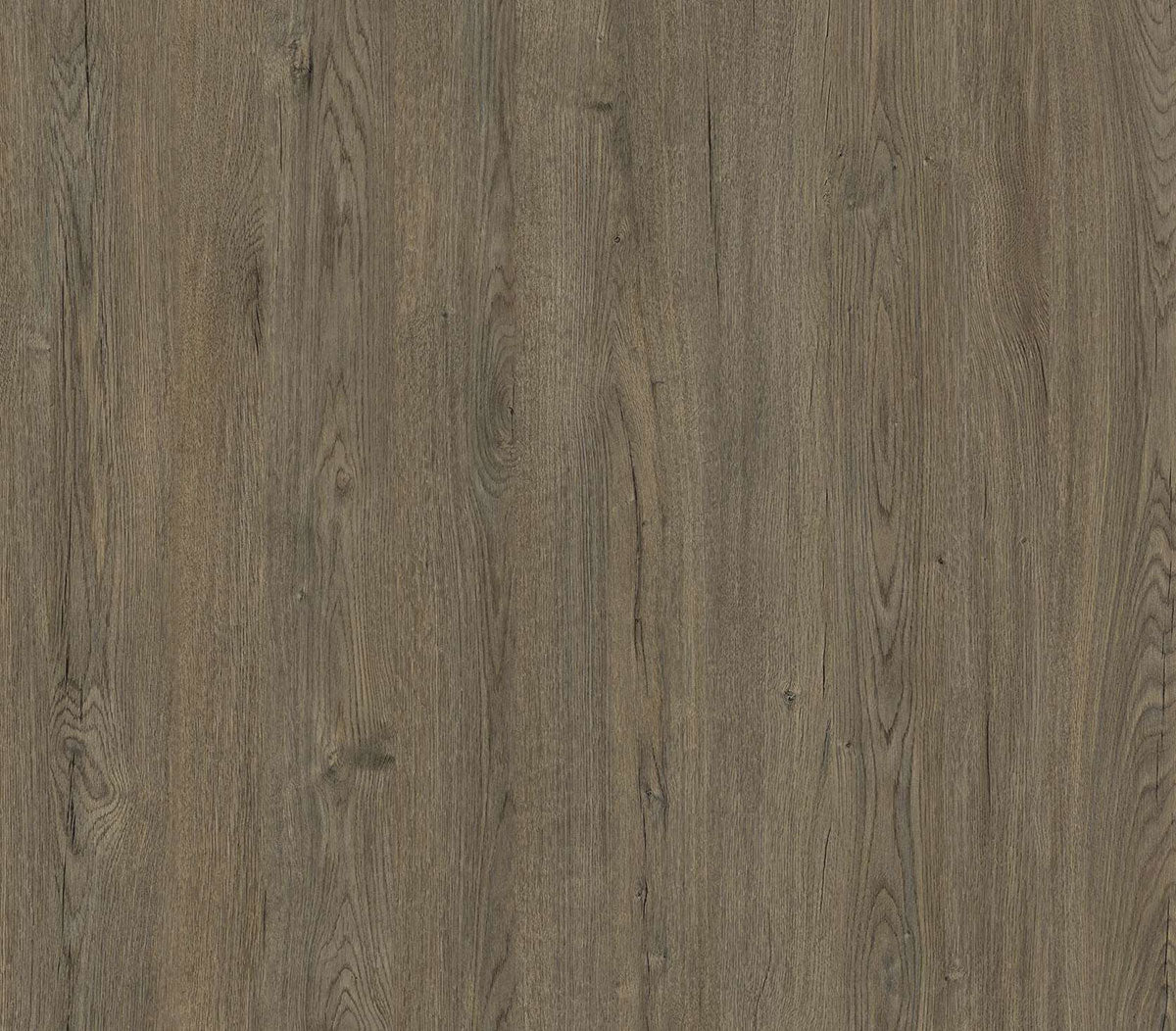 Grey wood laminate with textured finish and wood grain pattern showing knots and natural variations