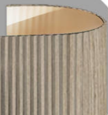 Meridian Legno D'Arte FLX-975 Rich Walnut Flexible Panel
