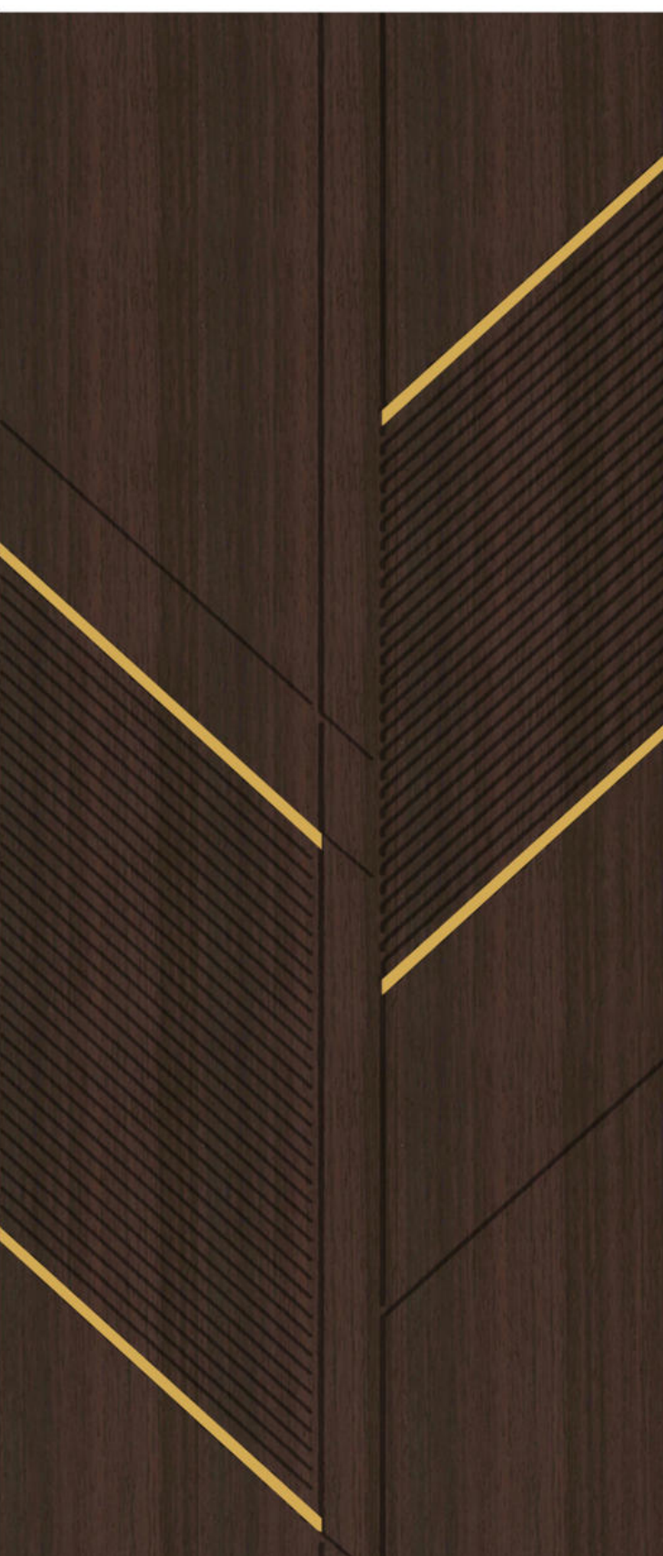 Meridian Legno D'Arte LA 250/985 Dark Chocolate sculpted wall panel