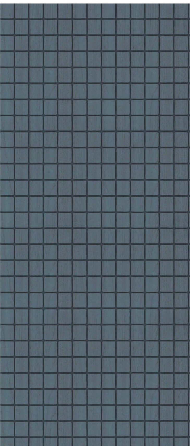 Meridian Legno D'Arte LA 285/965 Denim Blue sculpted wall panel