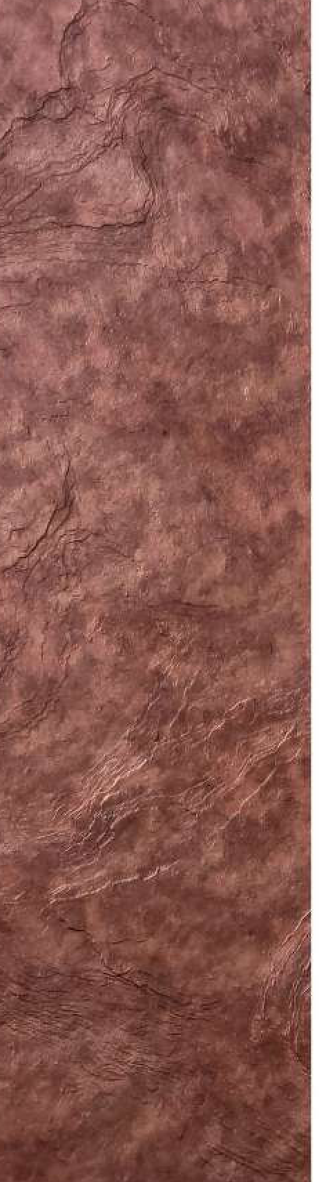 Meridian Laminato Rose Clay wall panel, mottled rose clay finish