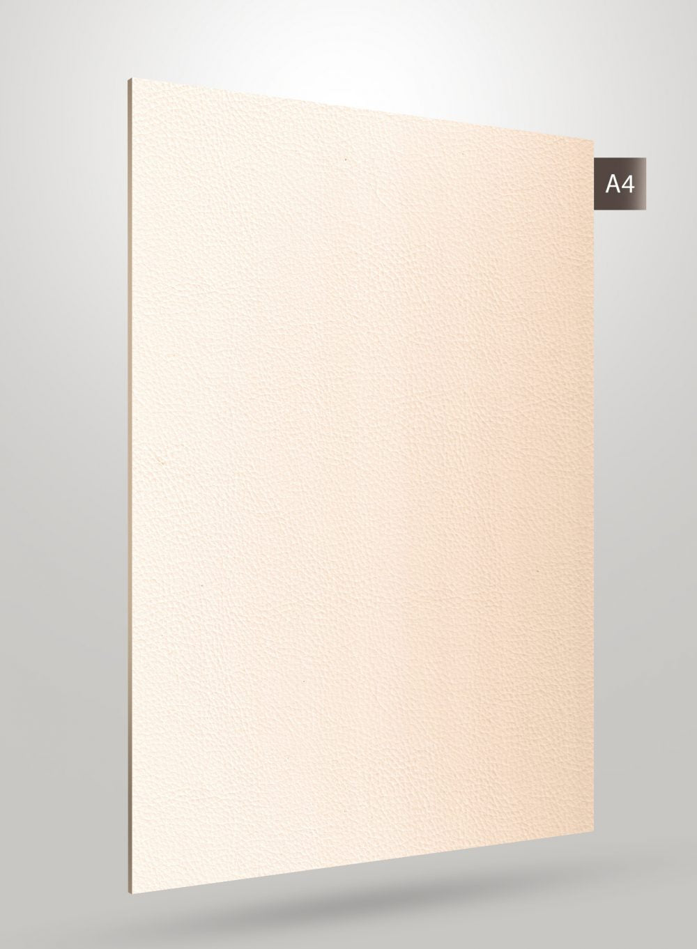 Ivory matte finish solid color laminate with textured surface and subtle sheen, displayed at an angle.
