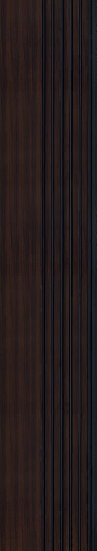 Brown wood grain texture on wood louvers with vertical slats and dark edges