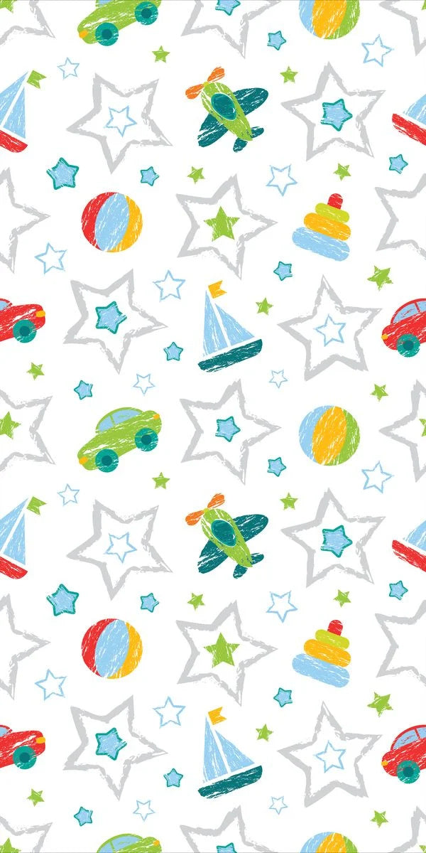 Doodle White Patterned High Gloss Laminate