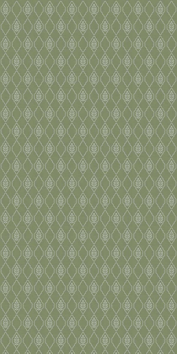 Jharokha Green Patterned Linen Laminate