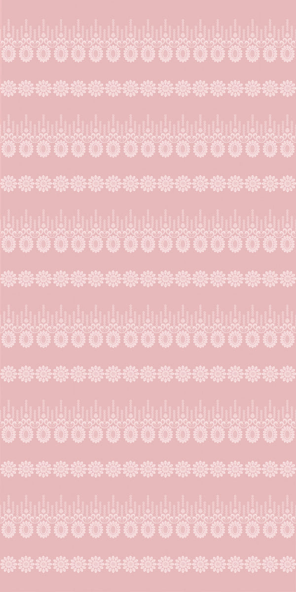 Karnika Gulapa Pink Patterned Linen Laminate