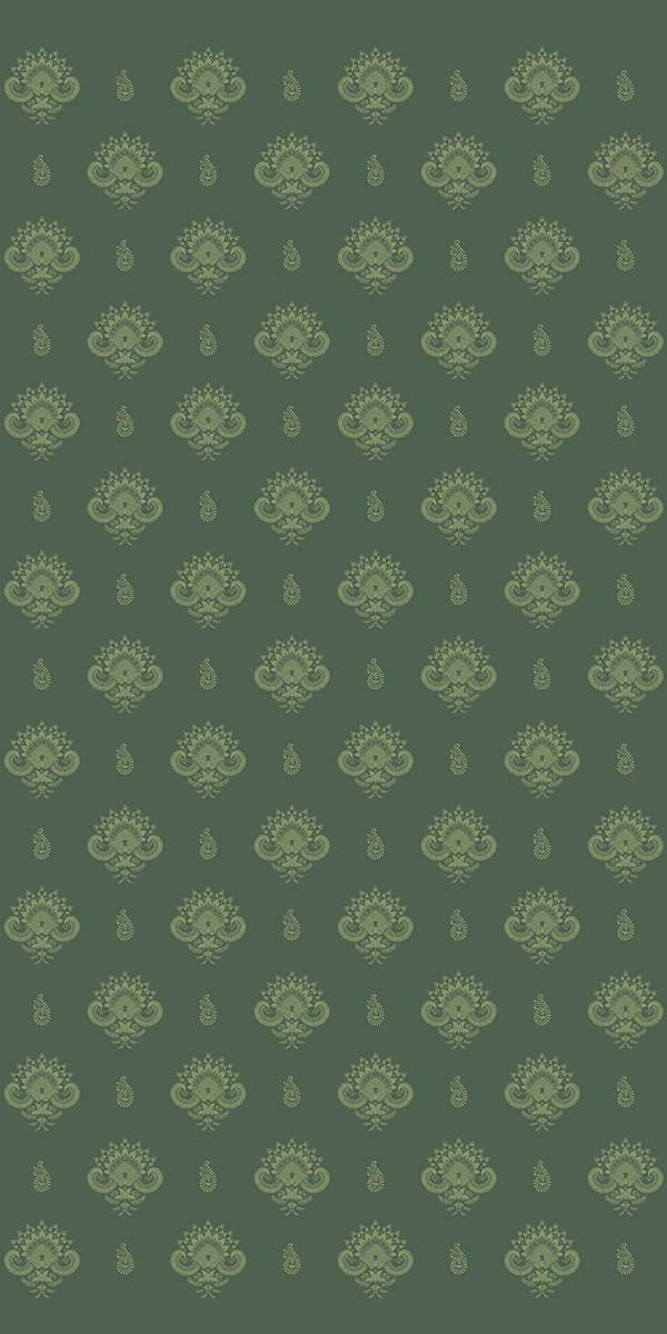 Alankrit Green Patterned Linen Laminate